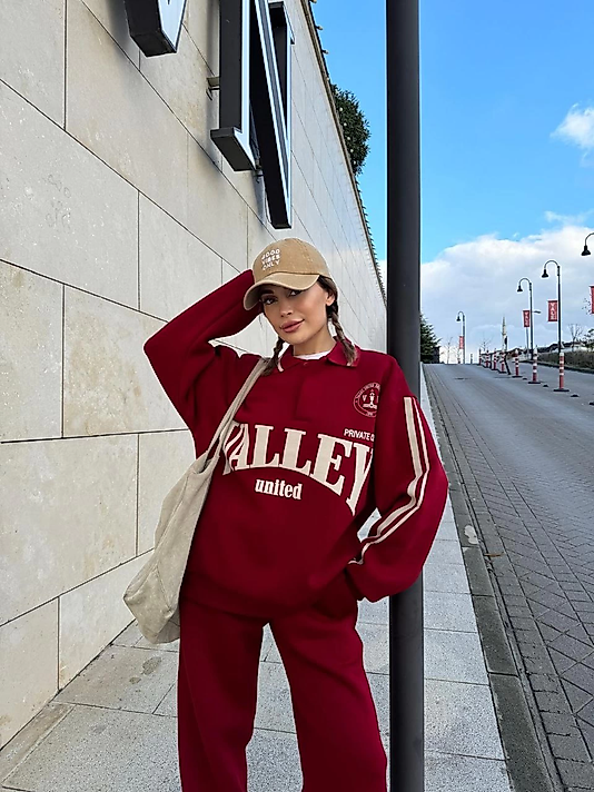 3 İplik Sweat Baggy Pantolonlu Takım