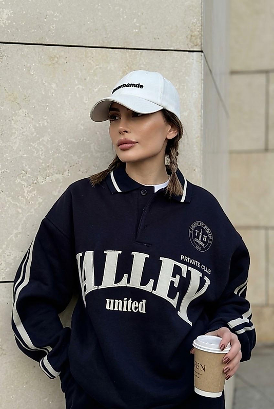 Kadın 3 İplik Sweat Baggy ikili takım